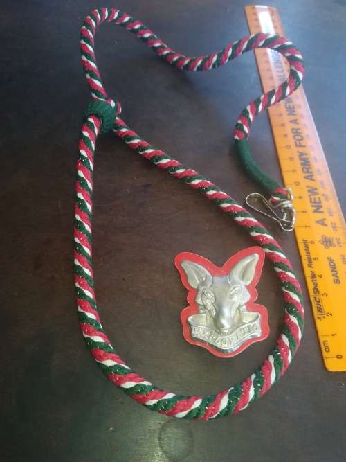 SADF Intelligence Corps Badge + Lanyard Combo