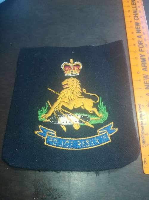 Rhodesian Police Reserve Blazer Badge