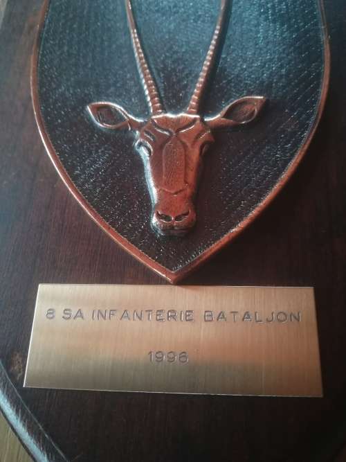 SA Army 8 SAI Plaque
