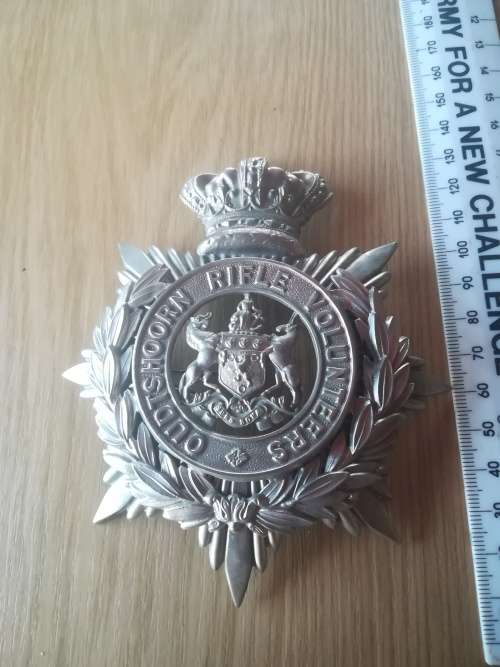 Rare!!! Anglo Boer War Oudtshoorn Rifle Volunteers Badge