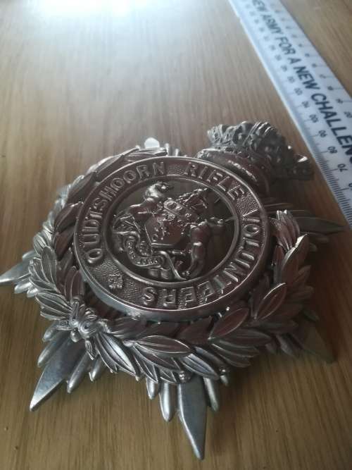 Rare!!! Anglo Boer War Oudtshoorn Rifle Volunteers Badge