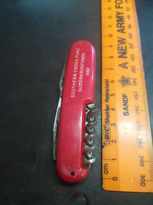 SADF 1980 Southern Cross Fund Pocket Knife