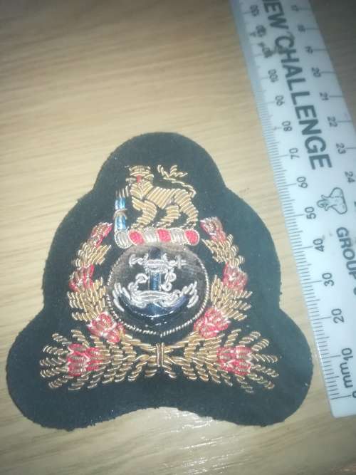 SA Navy Warrant Officer Cap Badge