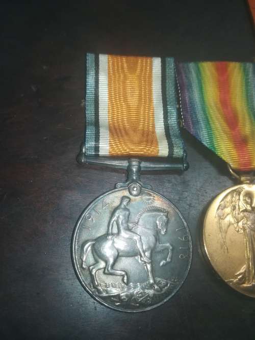 WW1 Medal Set (Issued to PTE. W.A. COMLEY. 1ST SAI)