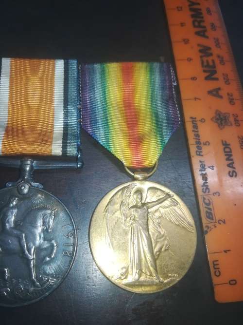 WW1 Medal Set (Issued to PTE. W.A. COMLEY. 1ST SAI)