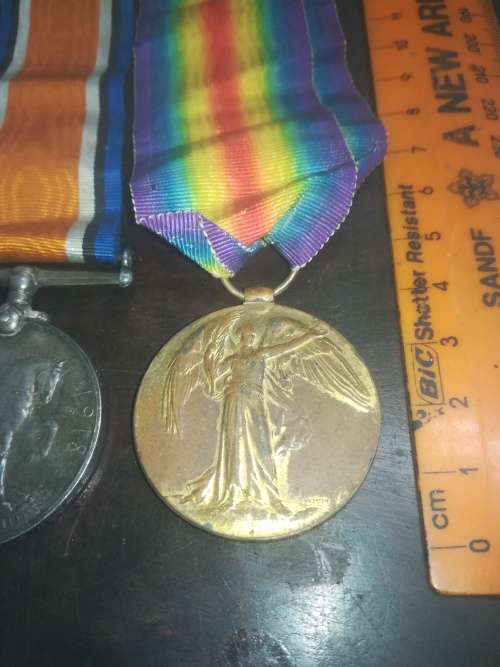 WW1 Medal Group (Issued to D.929 PTE. R. BAIN. 2DNS
