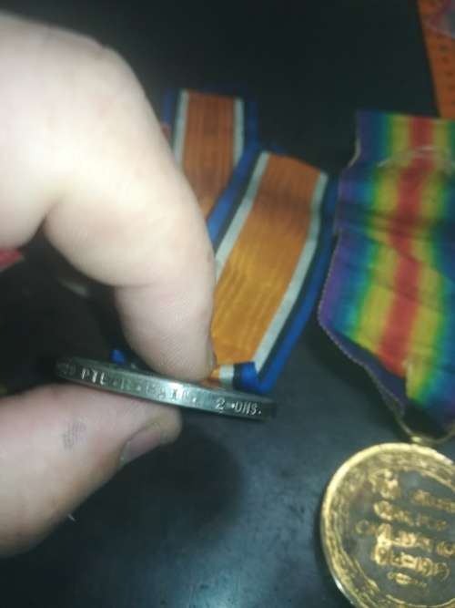 WW1 Medal Group (Issued to D.929 PTE. R. BAIN. 2DNS