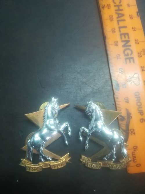 SADF Technical Services Corps Collar Badge Set