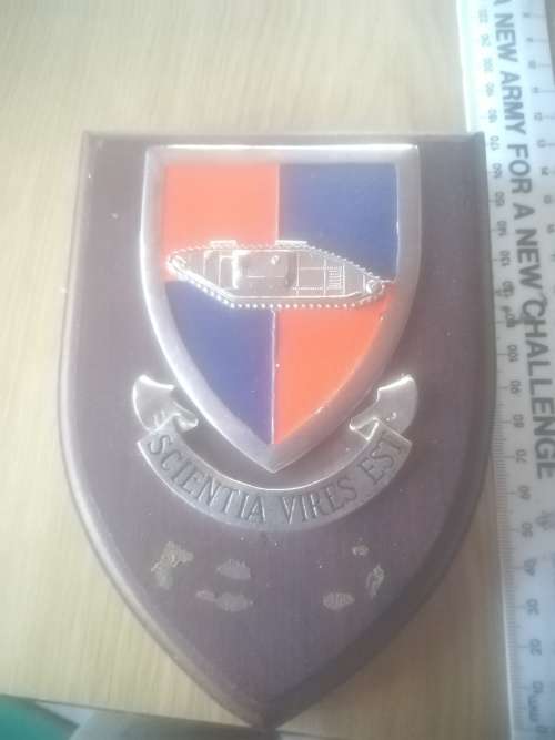 SADF School of Armour Plaque