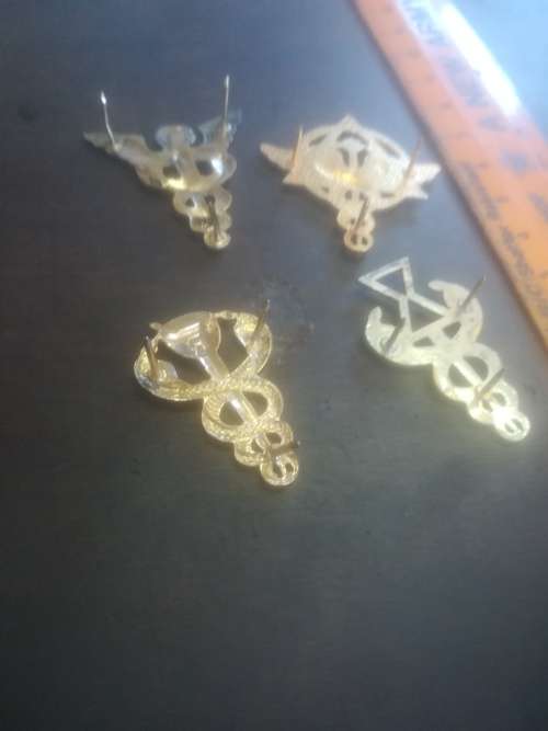 SA Medical Services Breast Badge LOT (4x Items)