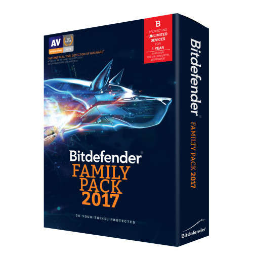 Bitdefender Family pack 2017 Security Software