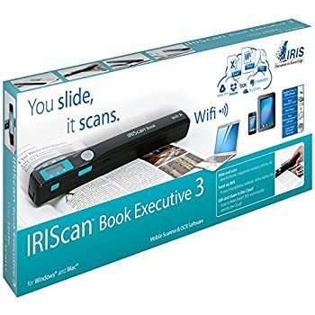 IRISCAN Book 3 Executive + Scan Pad Mobile A4 Scanner