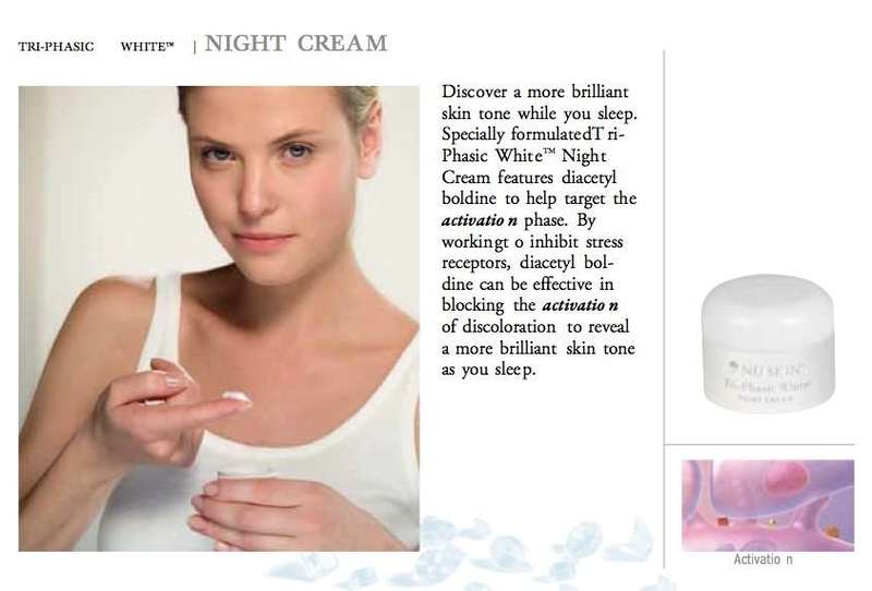 Skin Care Tri Phasic White Night Cream