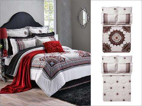 2 Bedroom Deluxe 15 Piece Comforter Set