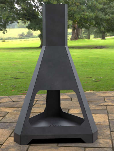 THREE SIDED FIREPIT