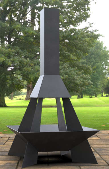 PYRAMID ROCKET FIREPIT