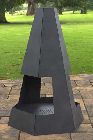 PYRAMID DOUBLE HEXAGON FIREPIT