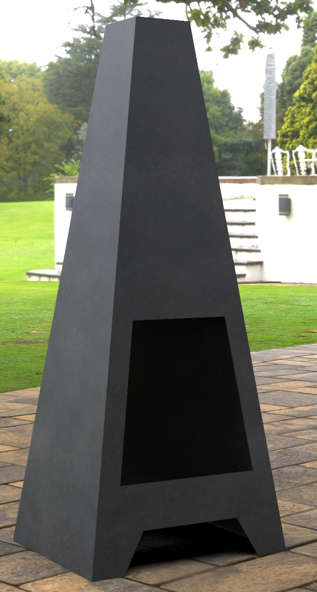 PYRAMID ONE SIDED FIREPIT