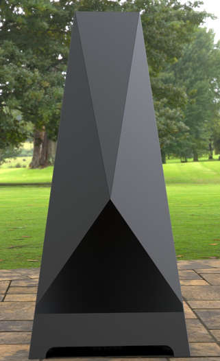 PYRAMID TRIANGULAR II FIREPIT