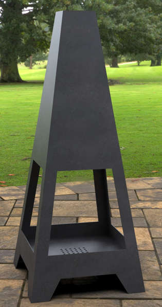 PYRAMID FOUR SIDED FIREPIT