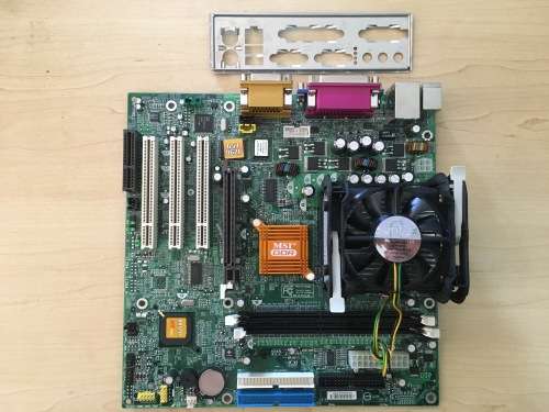 MSI Ms-6533e Ver 10b Socket 478 Motherboard & Intel Pentium 2.4GHz Processor.