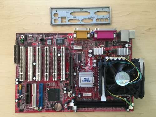 MSI 845PE Max (MS-6580 Ver2.0) Motherboard & Intel Pentium 1.8GHz Processor.