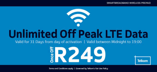 Unlimited Off-Peak Telkom LTE Data