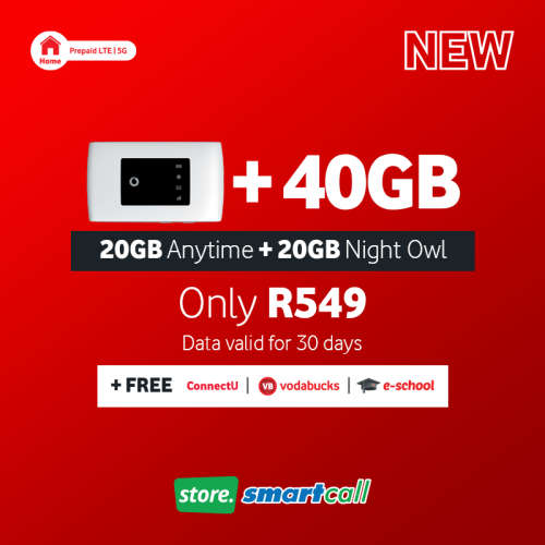 ZTE R219Z LTE Router + 40GB Vodacom LTE Data