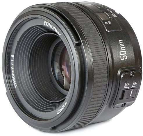 YONGNUO YN50mm F1.8N Standard Prime Lens Large Aperture Auto/Manual Focus AF MF for Nikon DSLR Camer