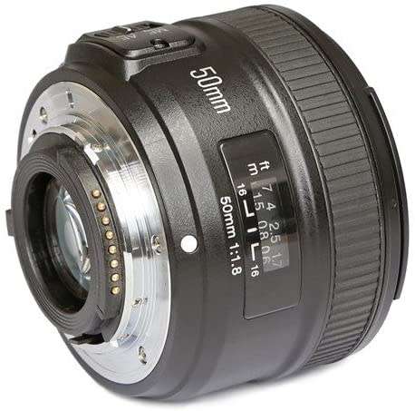 YONGNUO YN50mm F1.8N Standard Prime Lens Large Aperture Auto/Manual Focus AF MF for Nikon DSLR Camer