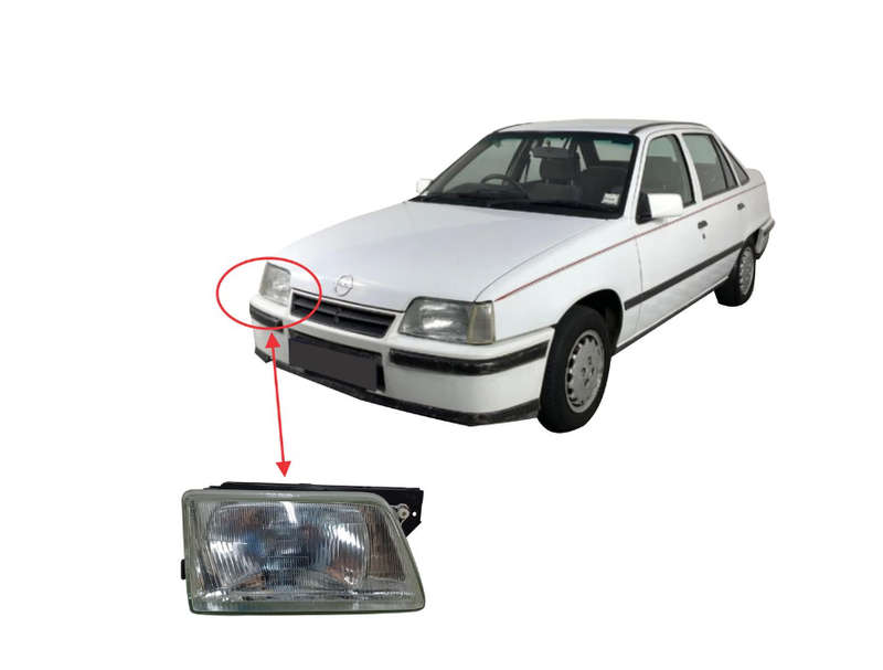 Opel Monza - Right Side - Head Lamps/Lights - Compatible - 1983+