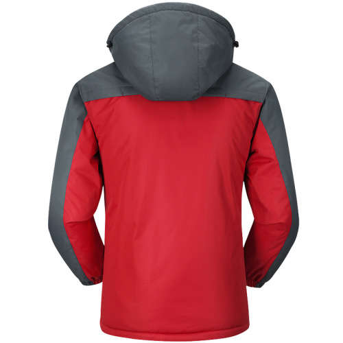 Winter Jacket Blue and Grey with Hood - *Free shipping