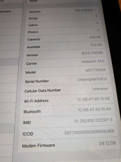 Apple iPad 2 16GB ,3G and WiFi
