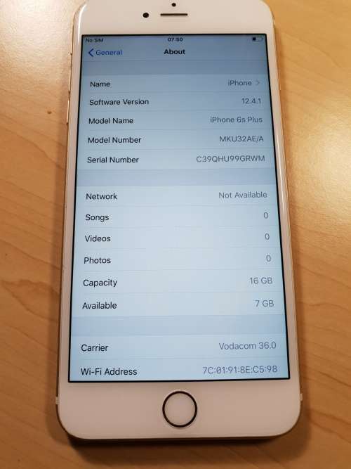 iphone 6S Plus Gold