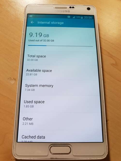 Samsung Galaxy Note 4 N910F 32 GB excellent condition