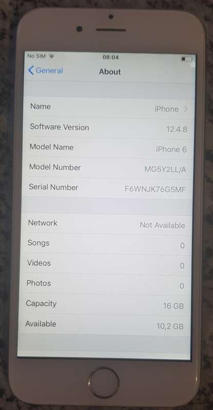 Iphone 6  ,16 Gb