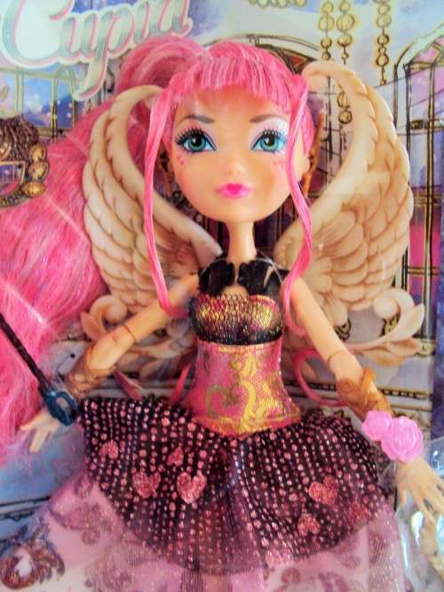 C.A. Cupid Ever After High with WINGS - mint in box, unopened, like new, fully jointed doll