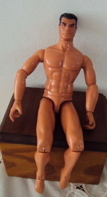 Lanard Toys 1999 "action man" type doll in Ultra Corps Camouflage & ammo round, fully jointed