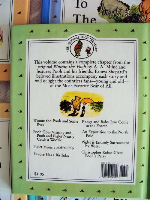 Boxed THE ORIGINAL WINNIE-THE-POOH treasury A.A. Milne Collection of 8 books - like new