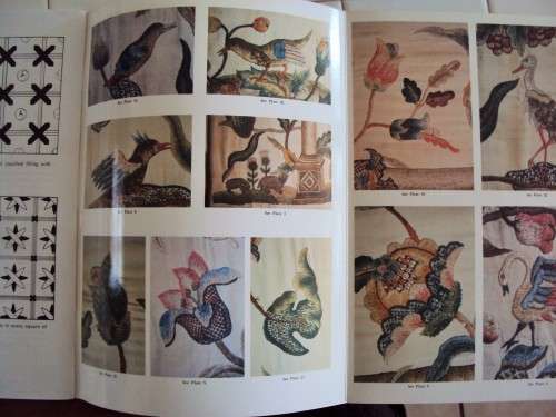 Vintage JACOBEAN Iron-On transfer patterns birds **1x page was cut out, still 23 pages
