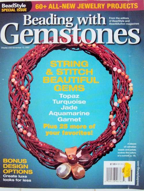 BEADING WITH GEMSTONES  magazine VGC