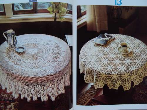 Ondori CROCHET LACE with complete diagrams s/c book 70's vintage