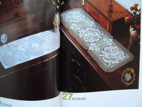 Ondori CROCHET LACE with complete diagrams s/c book 70's vintage