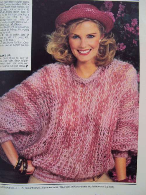 Vintage KNITTING VALUE mag April 1985 Stunning ladies knitting patterns  94pgs