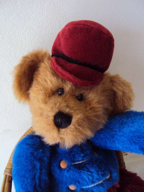 RUSS BERRIE "Bandy" soft beany Teddy bear 50cm tall  Vintage preloved VGC