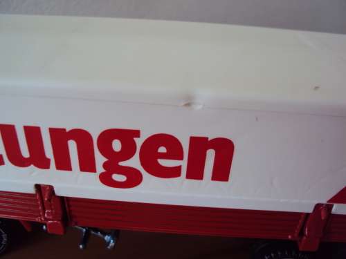 Siku truck DICHTUNGEN made in W. Germany in orig box (unplayed with VGC, small ding on side