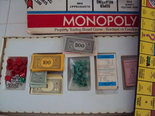 Vintage MONOPOLY South African streets Metrotoy 90's Vintage Ages 8-Adult (box wear/taped)