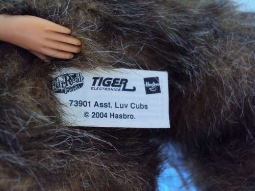 A Large heavy scary fierce looking bear by Tiger 2004 Hasbro "Fur Real"  (tested not working)