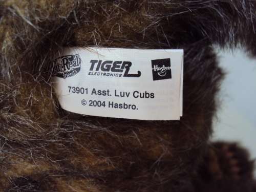 A Large heavy scary fierce looking bear by Tiger 2004 Hasbro "Fur Real"  (tested not working)