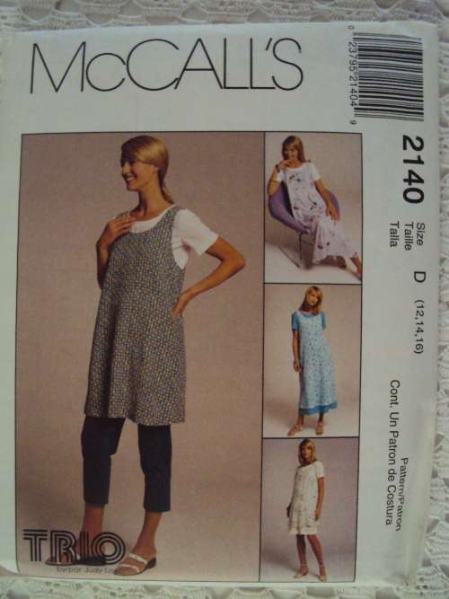 Practical Maternity wear McCall's 2140 Size 12-16   **Uncut & Unused VGC